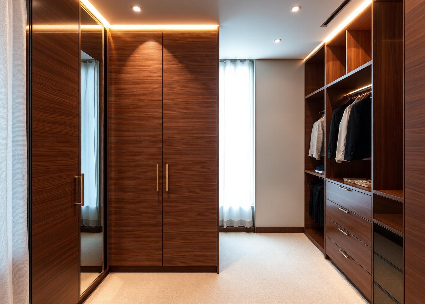 The Art of Bespoke Wardrobes: Material Selection and Smart Layouts